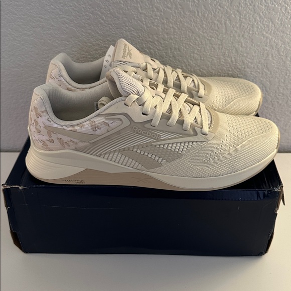 Reebok Women's Nano X4 Traning Alabaster Beige Chalk Size 10 New Box 100213109 - Picture 4 of 8